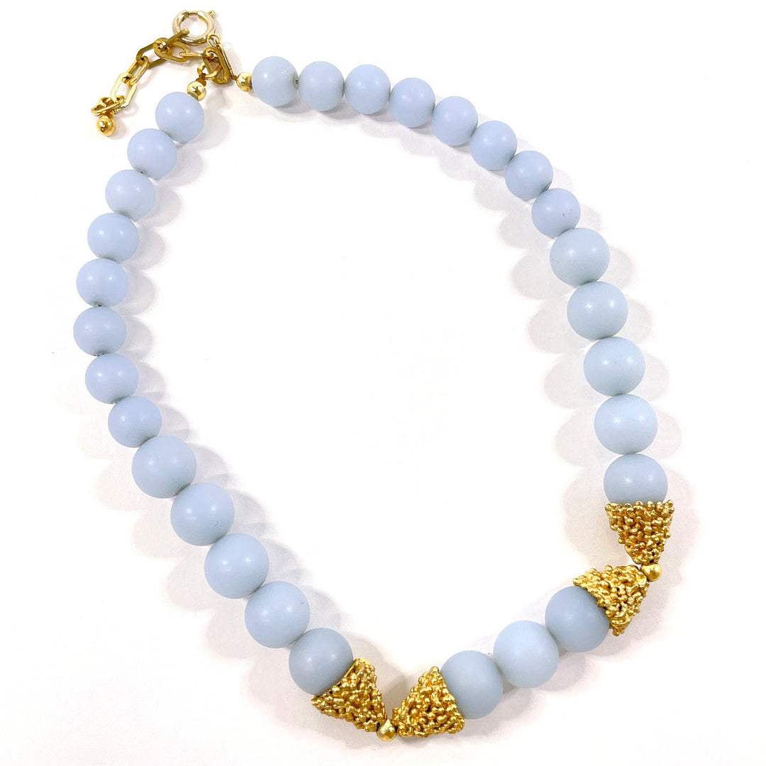 Christian Dior Necklace metal blue