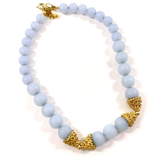 Christian Dior Necklace metal blue