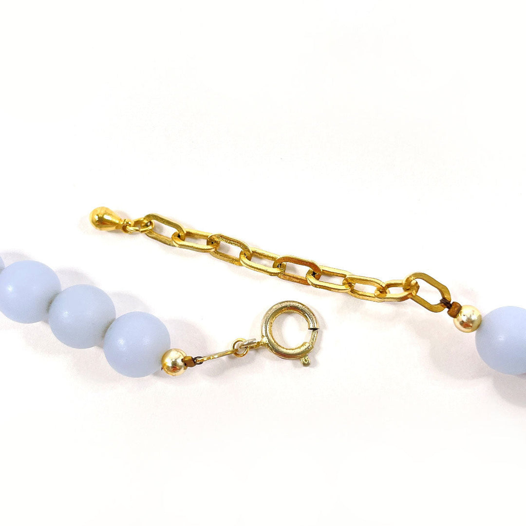 Christian Dior Necklace metal blue