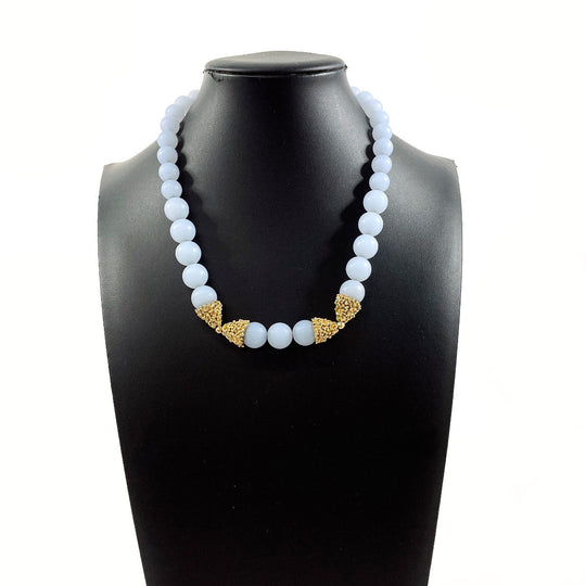 Christian Dior Necklace metal blue