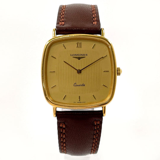 LONGINES Watches Quartz Stainless Steel , Leather gold gold dial
