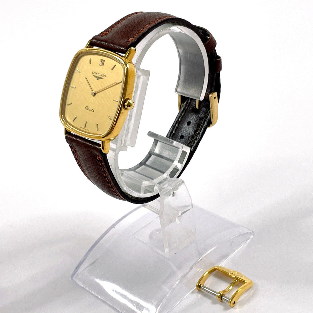 LONGINES Watches Quartz Stainless Steel , Leather gold gold dial