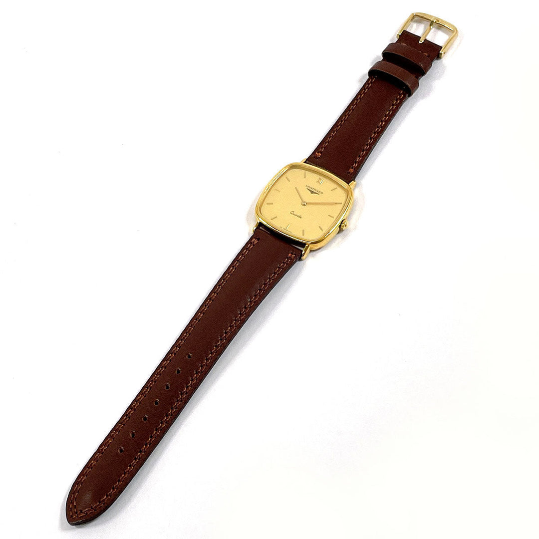 LONGINES Watches Quartz Stainless Steel , Leather gold gold dial