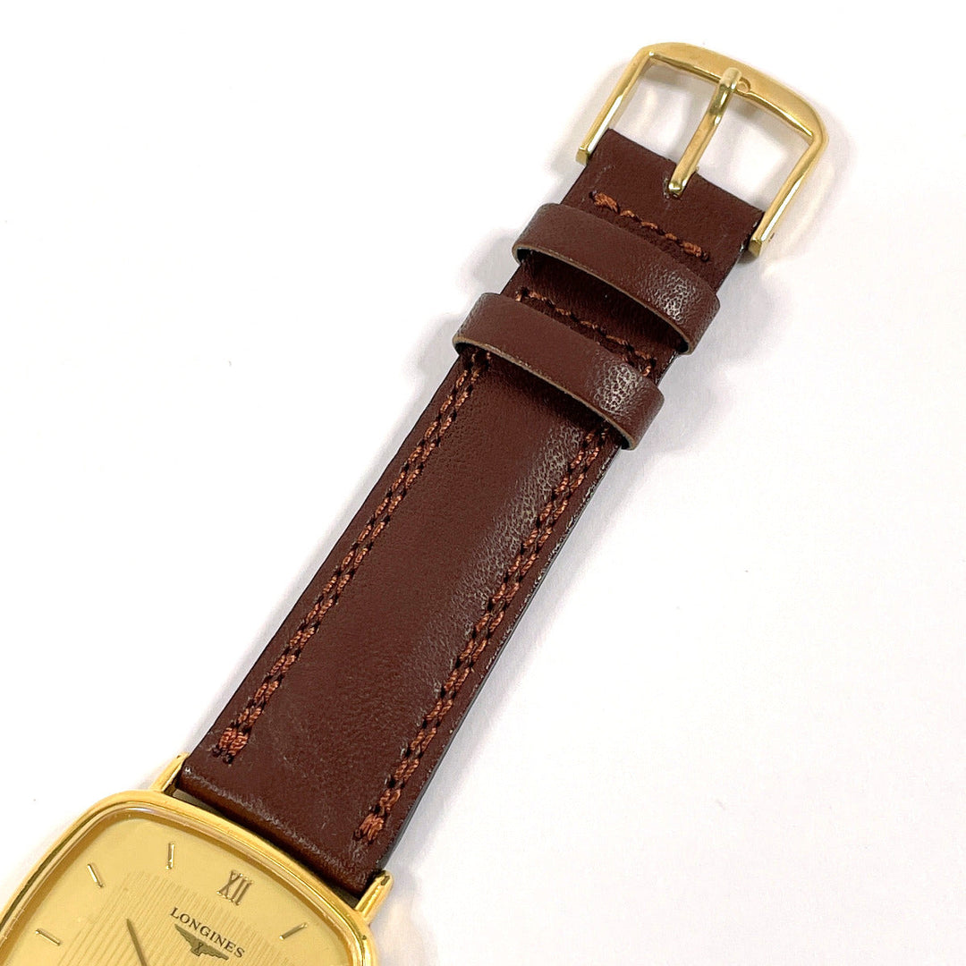 LONGINES Watches Quartz Stainless Steel , Leather gold gold dial