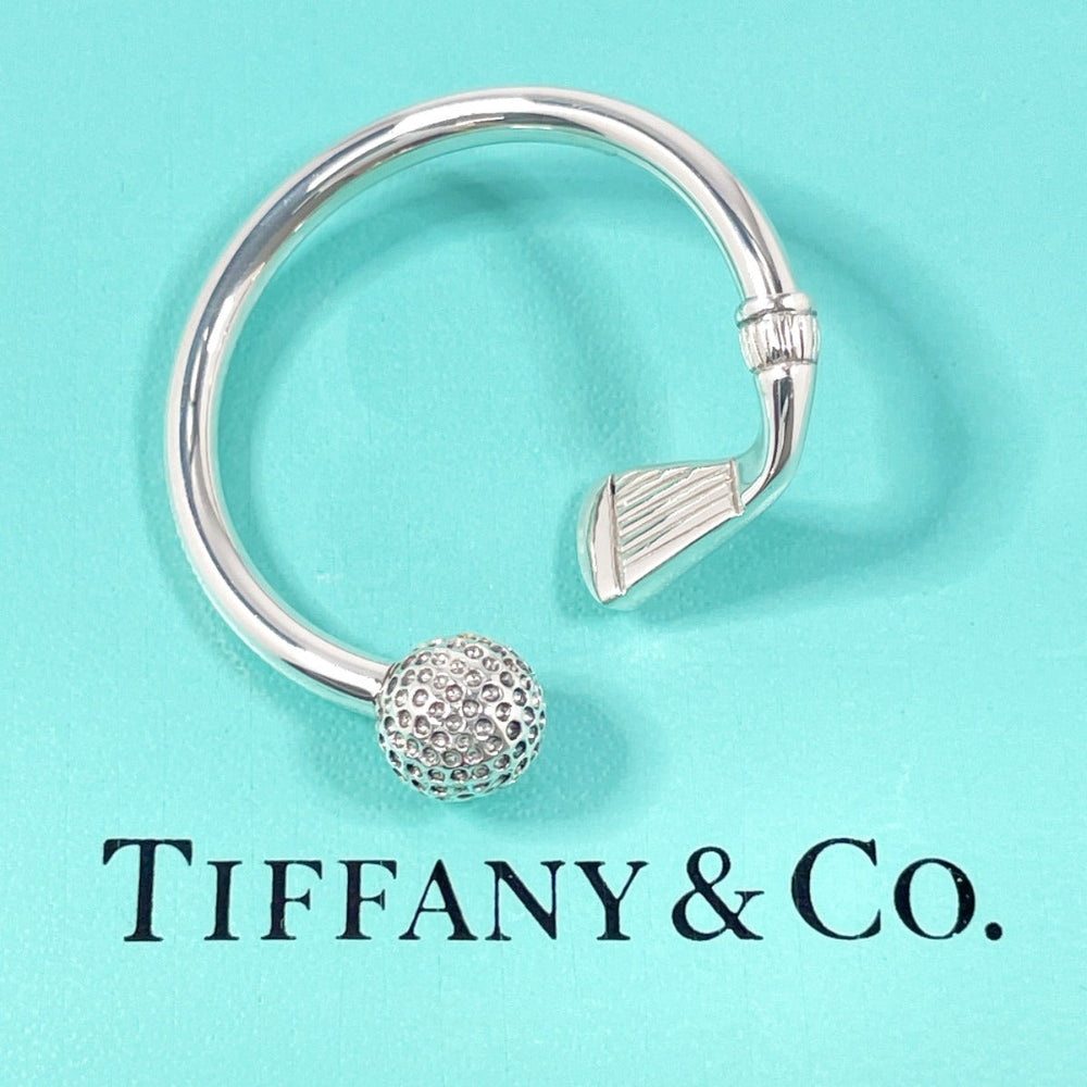 TIFFANY&Co. key ring Silver925 Silver golf Key ring unisex Used Authentic