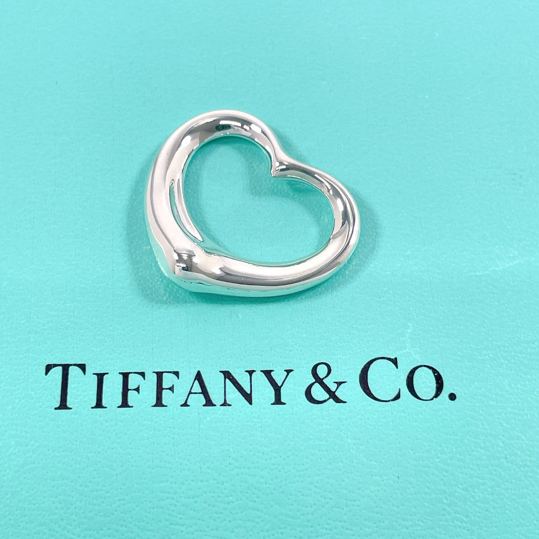 TIFFANY&Co. Pendant top Silver925 Silver El Saperetti Open heart