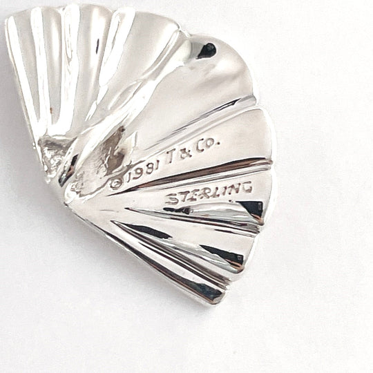 TIFFANY&Co. Pendant top Sterling Silver Silver 1981 shell