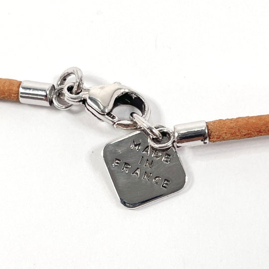 LOUIS VUITTON Necklace Silver925 , Leather Silver Louis Vuitton Cup 2003 Limited Edition Kiwi Women Used Authentic