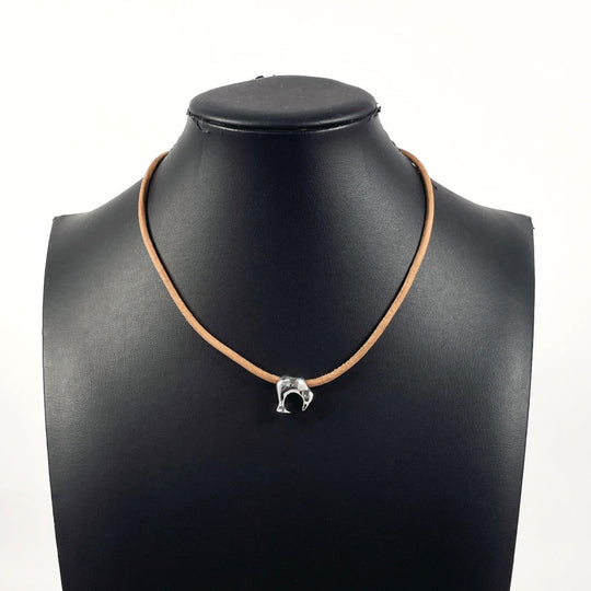 LOUIS VUITTON Necklace Silver925 , Leather Silver Louis Vuitton Cup 2003 Limited Edition Kiwi Women Used Authentic