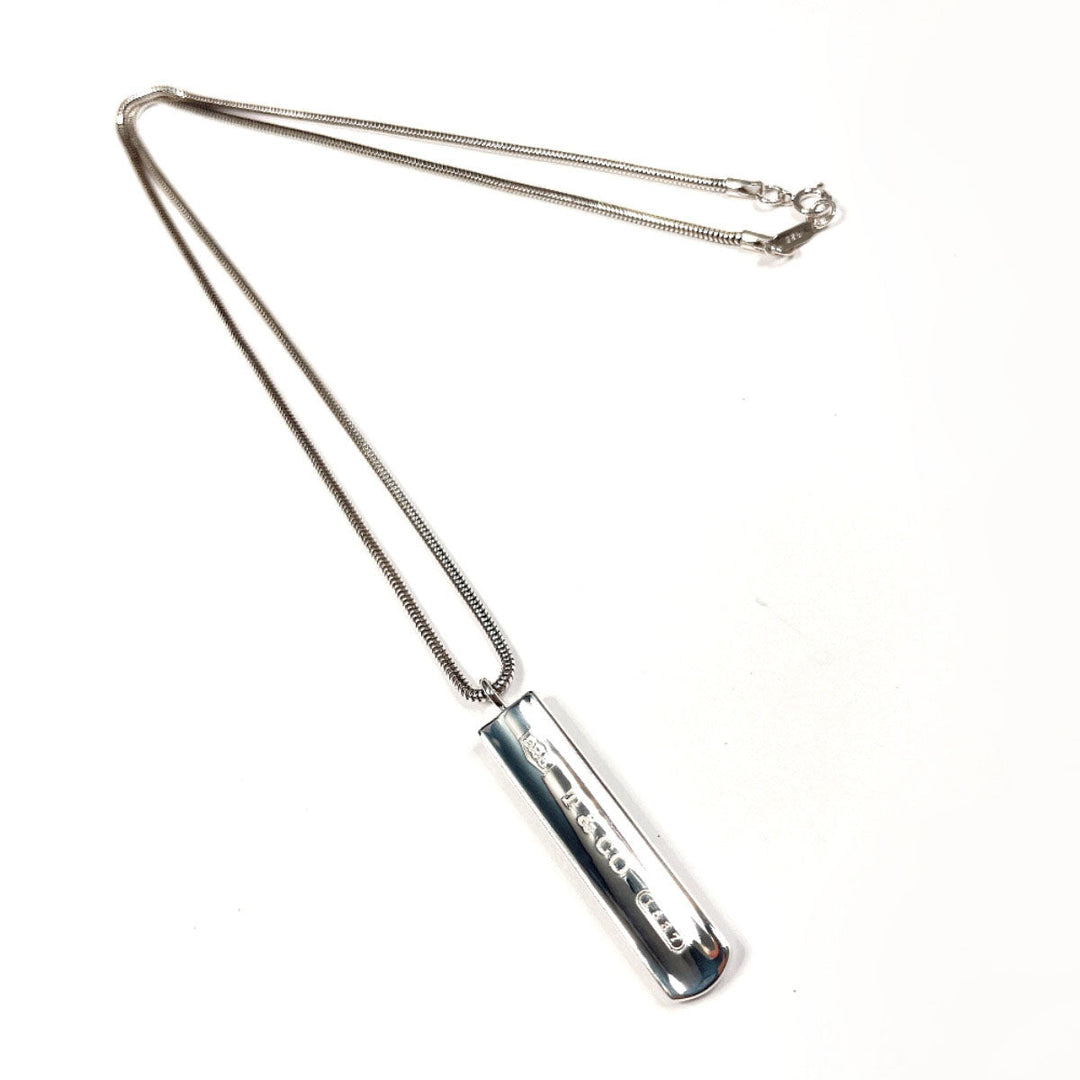 TIFFANY&Co. Necklace Silver925 Silver Bar Pendant 1837