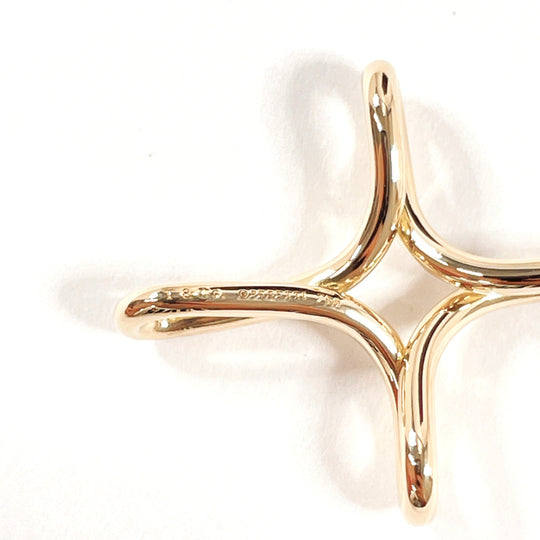 TIFFANY&Co. Necklace K18 yellow gold gold El Saperetti Infinity cross Women Used Authentic