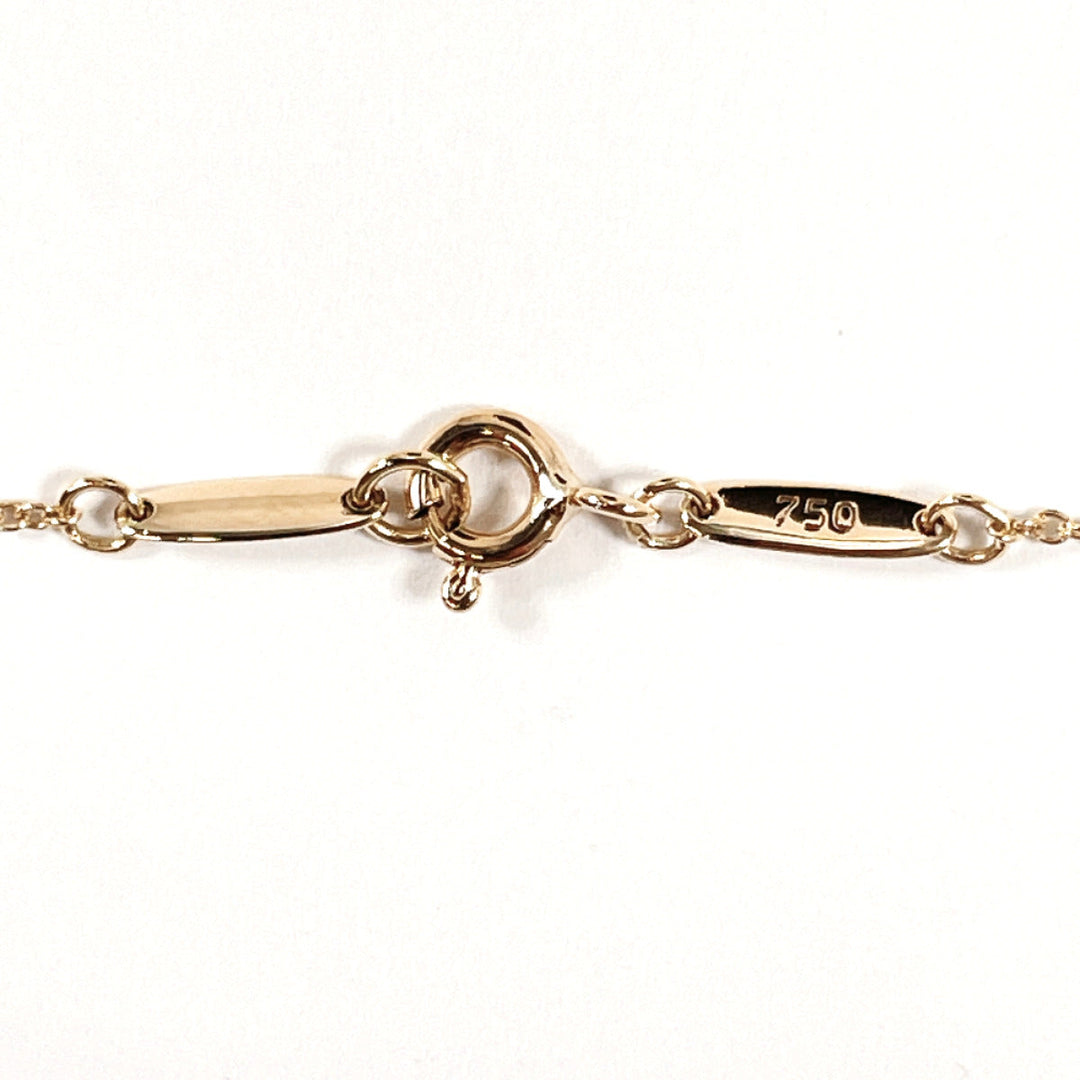 TIFFANY&Co. Necklace K18 yellow gold gold El Saperetti Infinity cross Women Used Authentic