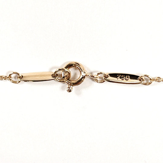 TIFFANY&Co. Necklace K18 yellow gold gold El Saperetti Infinity cross Women Used Authentic