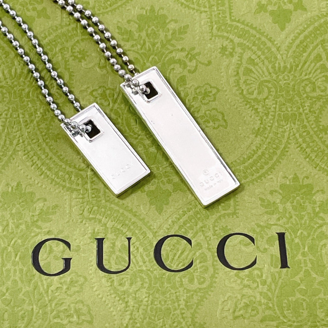 GUCCI Necklace Silver925 Silver Plate Pair Women(Unisex) Used Authentic