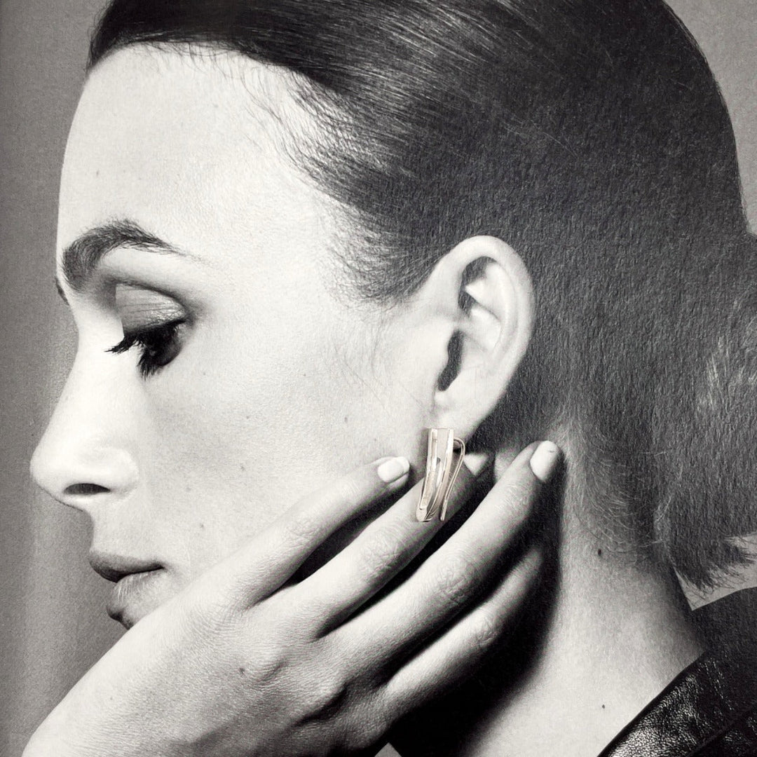 GUCCI Pierce Silver925 Silver G logo