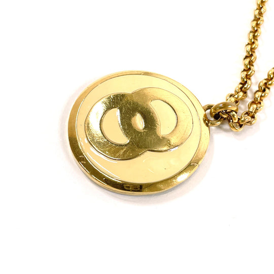 CELINE Necklace metal gold vintage