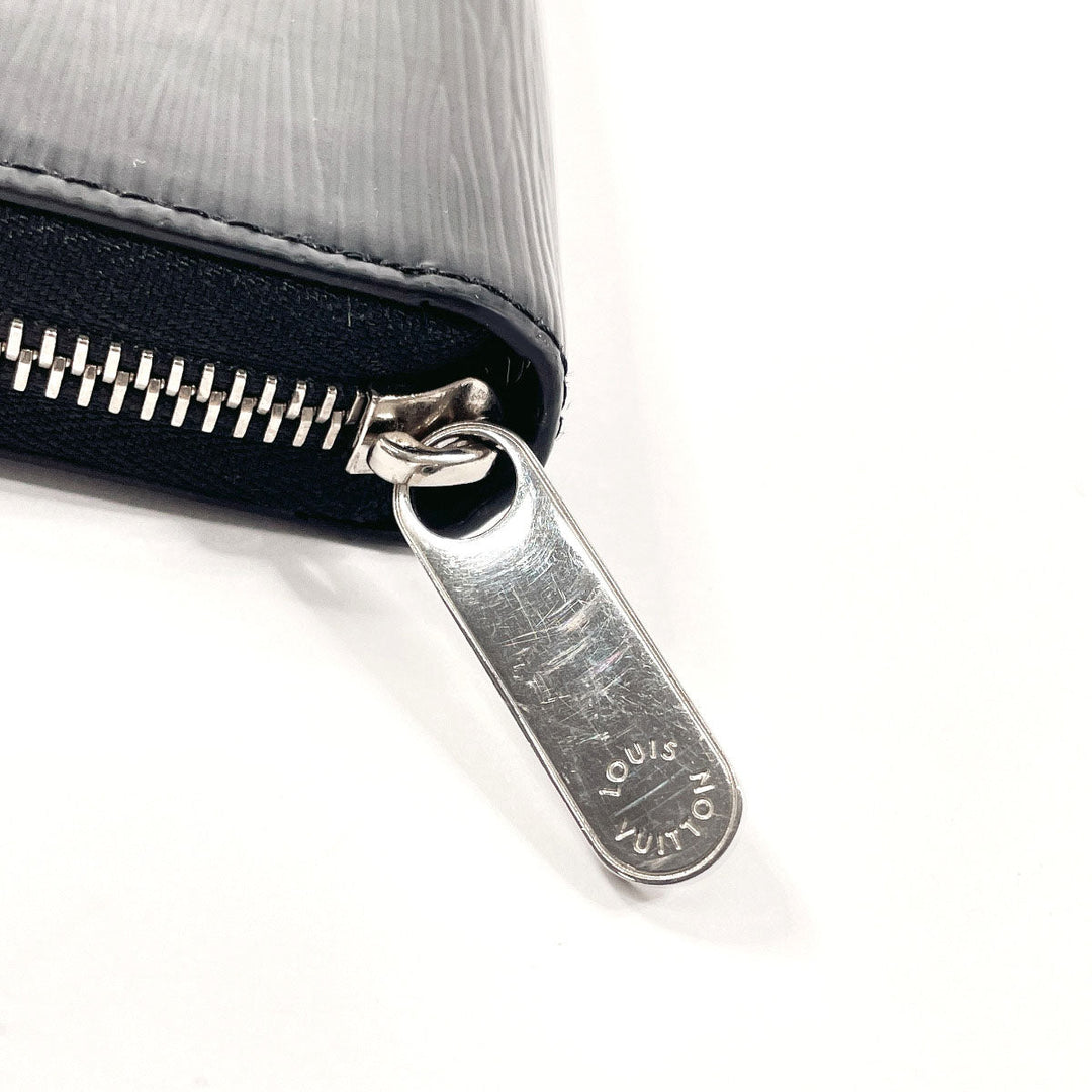 LOUIS VUITTON Long Wallet Purse M61857 Epi Leather black Zippy wallet