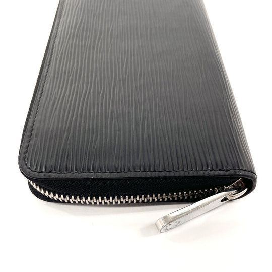 LOUIS VUITTON Long Wallet Purse M61857 Epi Leather black Zippy wallet