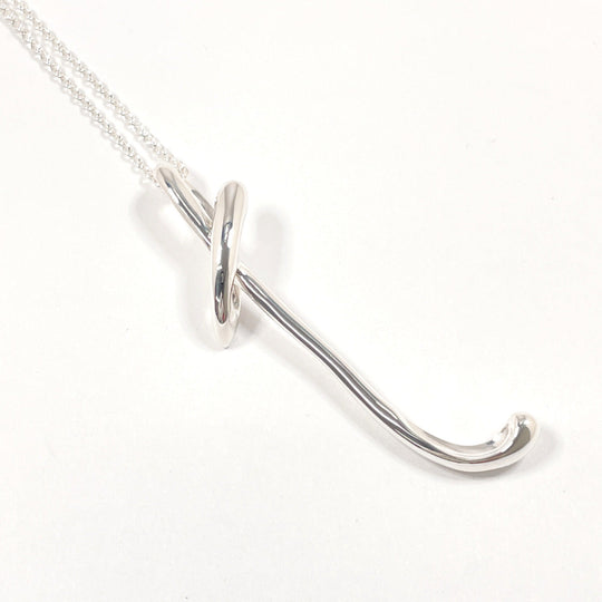 TIFFANY&Co. Necklace Silver925 Silver El Saperetti Letter T