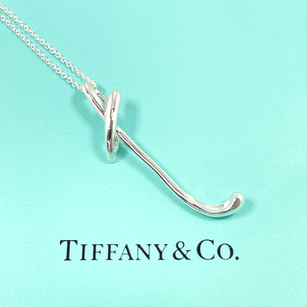 TIFFANY&Co. Necklace Silver925 Silver El Saperetti Letter T