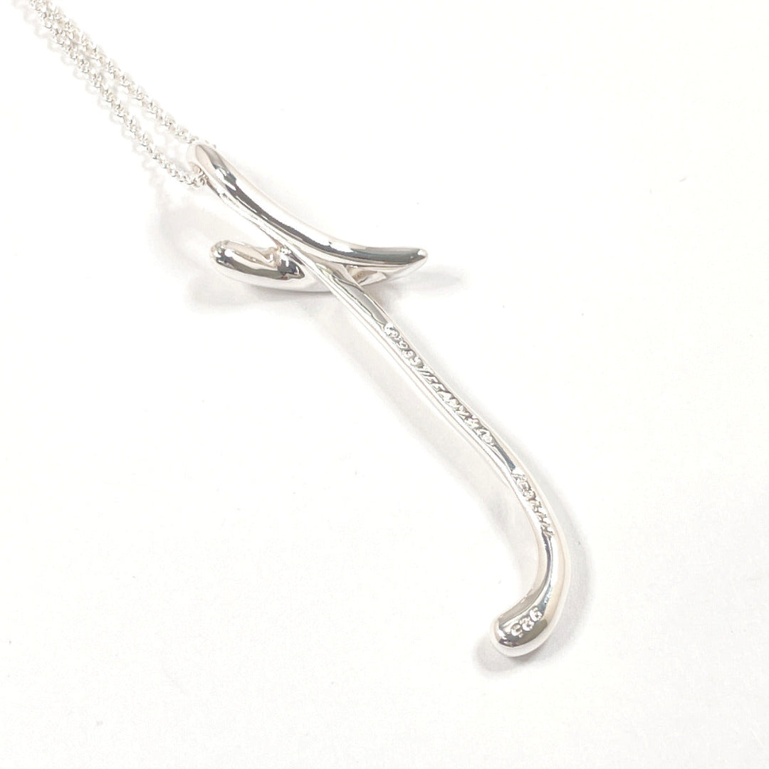 TIFFANY&Co. Necklace Silver925 Silver El Saperetti Letter T