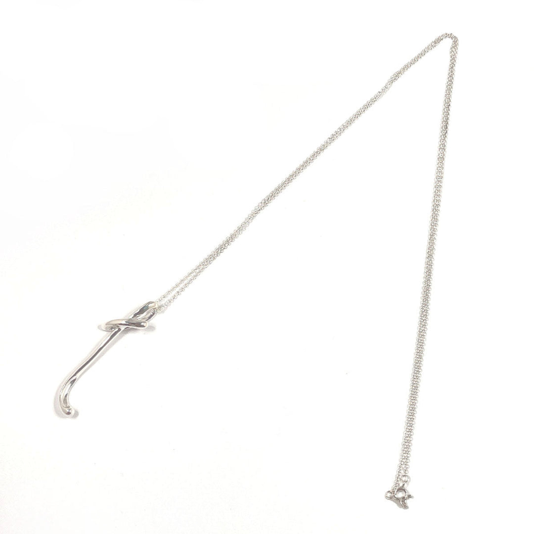 TIFFANY&Co. Necklace Silver925 Silver El Saperetti Letter T