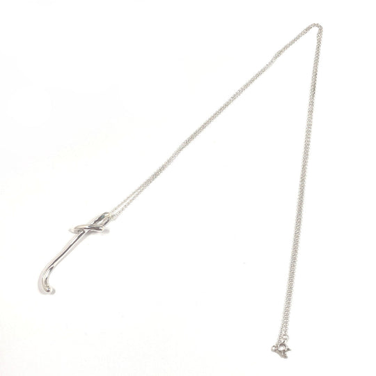 TIFFANY&Co. Necklace Silver925 Silver El Saperetti Letter T