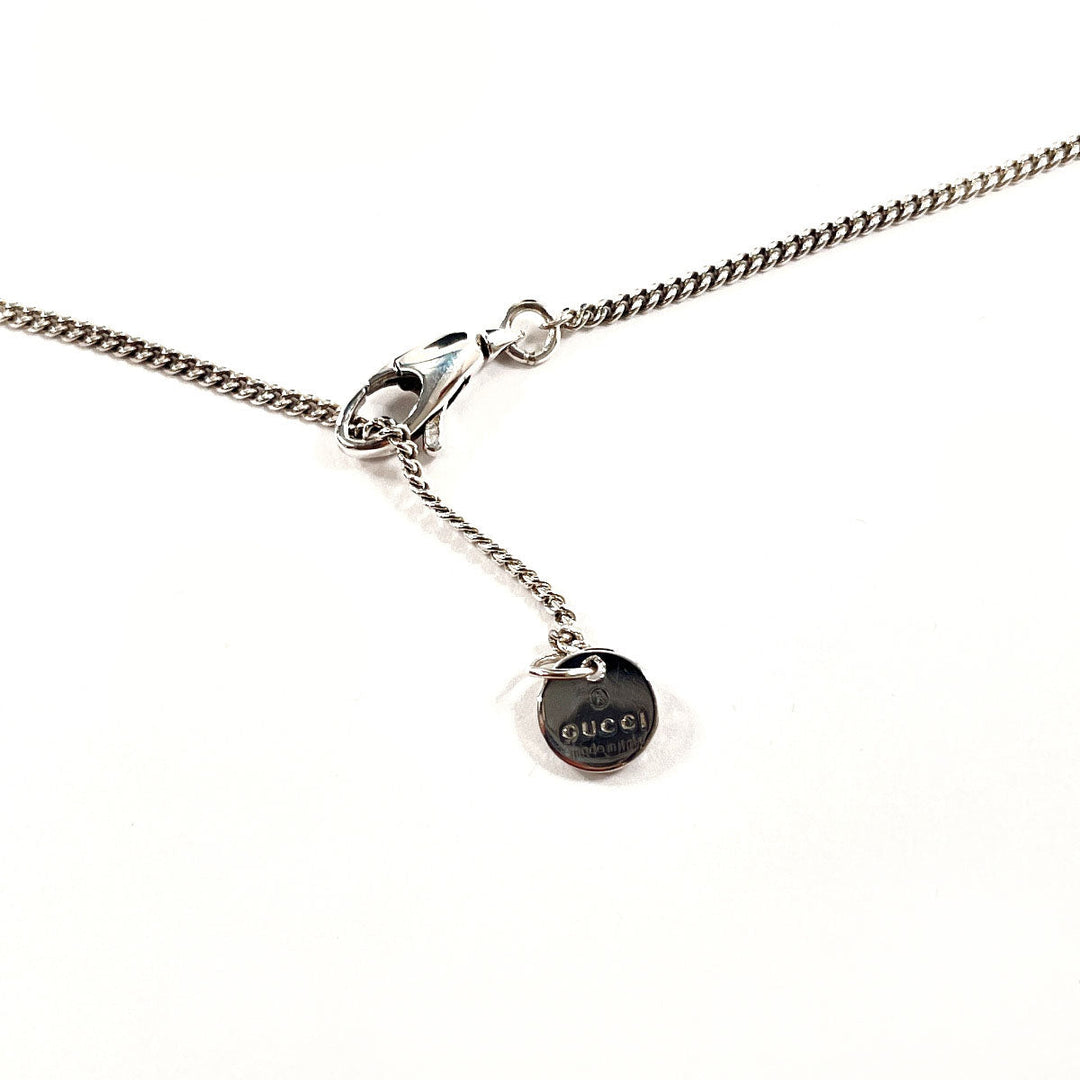 GUCCI Necklace Silver925 Silver Cross GG