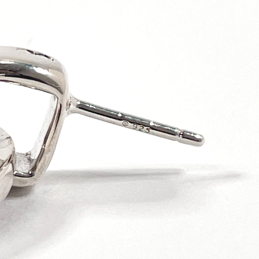 CHANEL Pierce Silver925 Silver Oval With logo