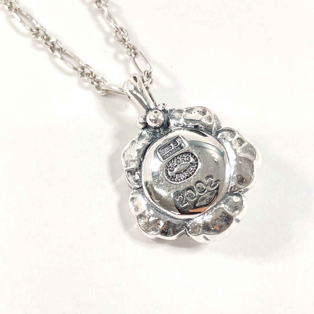 Georg Jensen Necklace Silver925 Silver Heritage Collection 2002 Flower motif Women Used Authentic