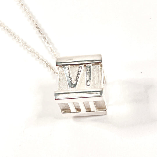 TIFFANY&Co. Necklace Silver925 Silver Atlas cube