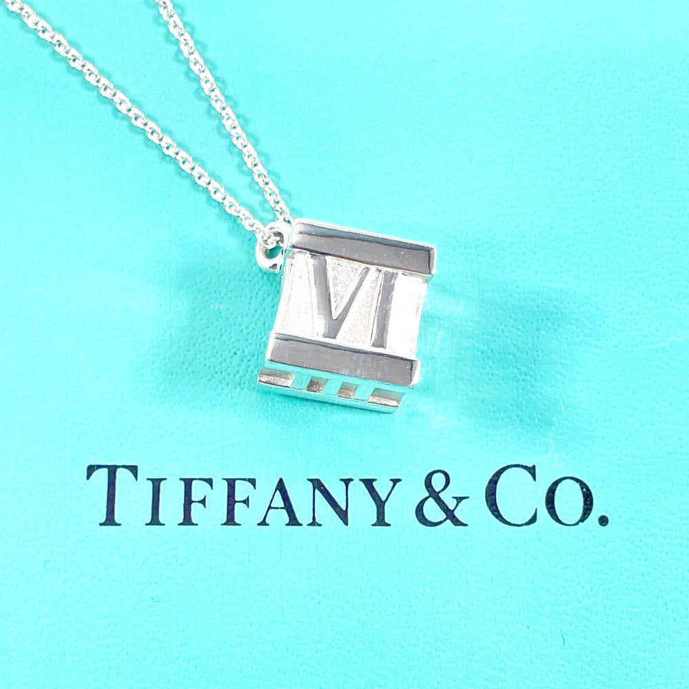 TIFFANY&Co. Necklace Silver925 Silver Atlas cube
