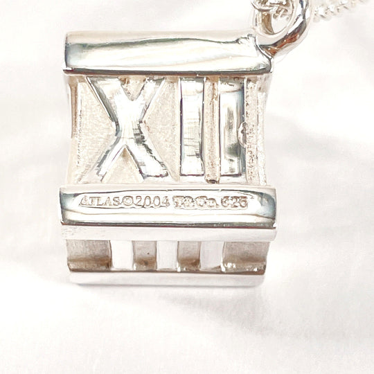 TIFFANY&Co. Necklace Silver925 Silver Atlas cube