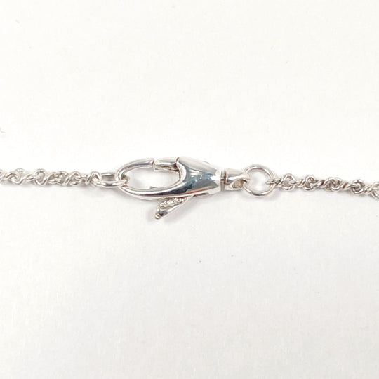 GUCCI Necklace Silver925, pearl Silver Ribbon motif