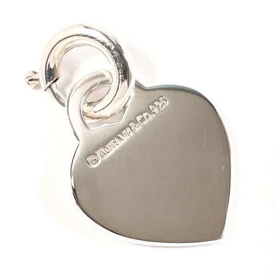 TIFFANY&Co. charm Silver925 Silver Return to heart Women Used Authentic
