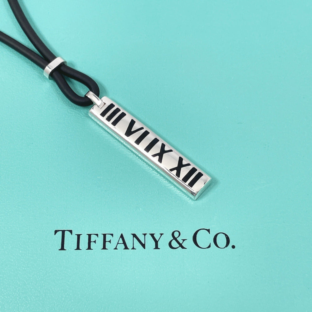 TIFFANY&Co. Necklace Silver925, Rubber Silver Atlas Numeric