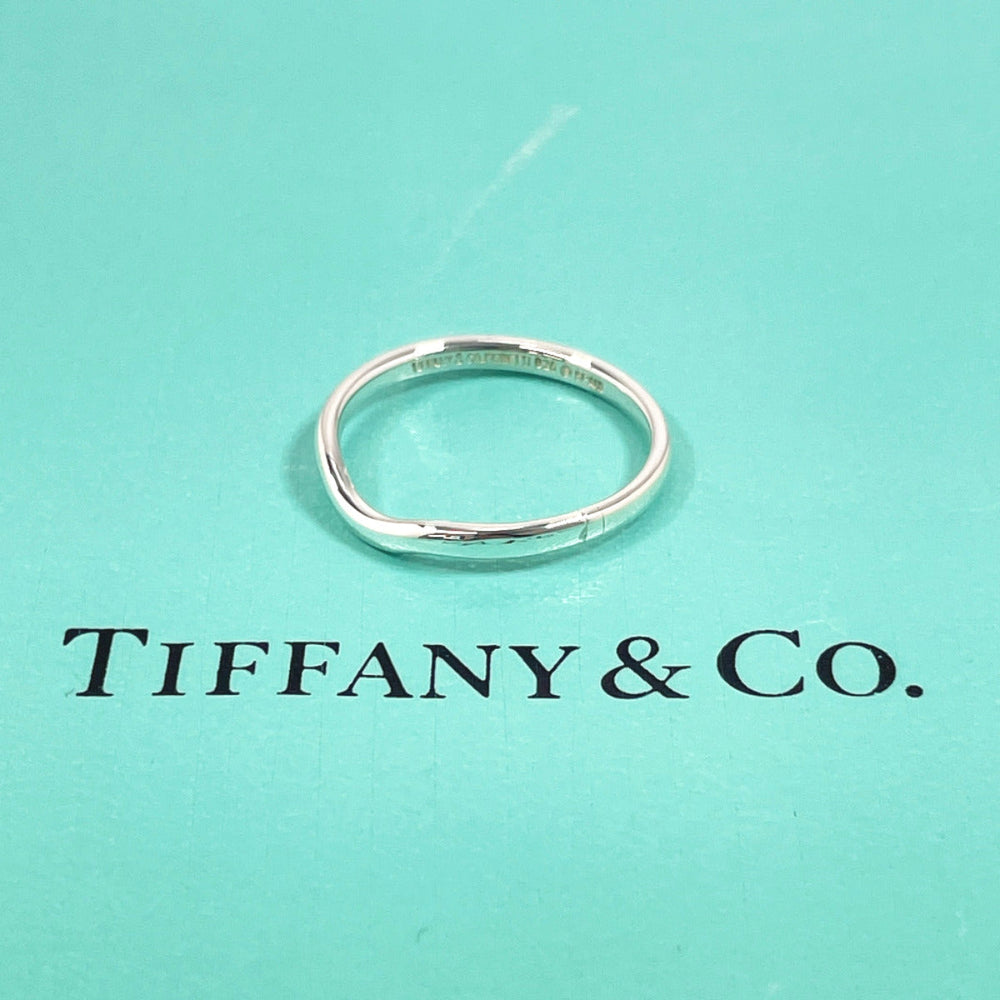 TIFFANY&Co. Ring Silver925 Silver El Saperetti Curved banding Women Used Authentic