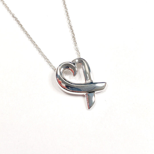 TIFFANY&Co. Necklace Silver925 Silver Paloma Picasso Loving heart