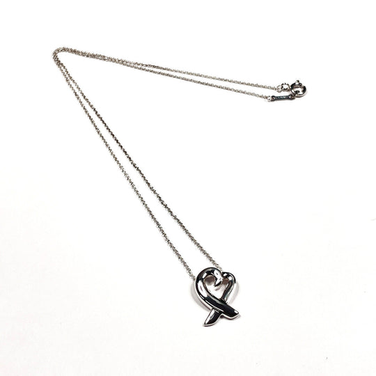TIFFANY&Co. Necklace Silver925 Silver Paloma Picasso Loving heart