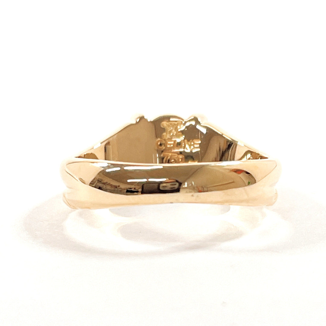CELINE Ring K18 yellow gold gold Macadam
