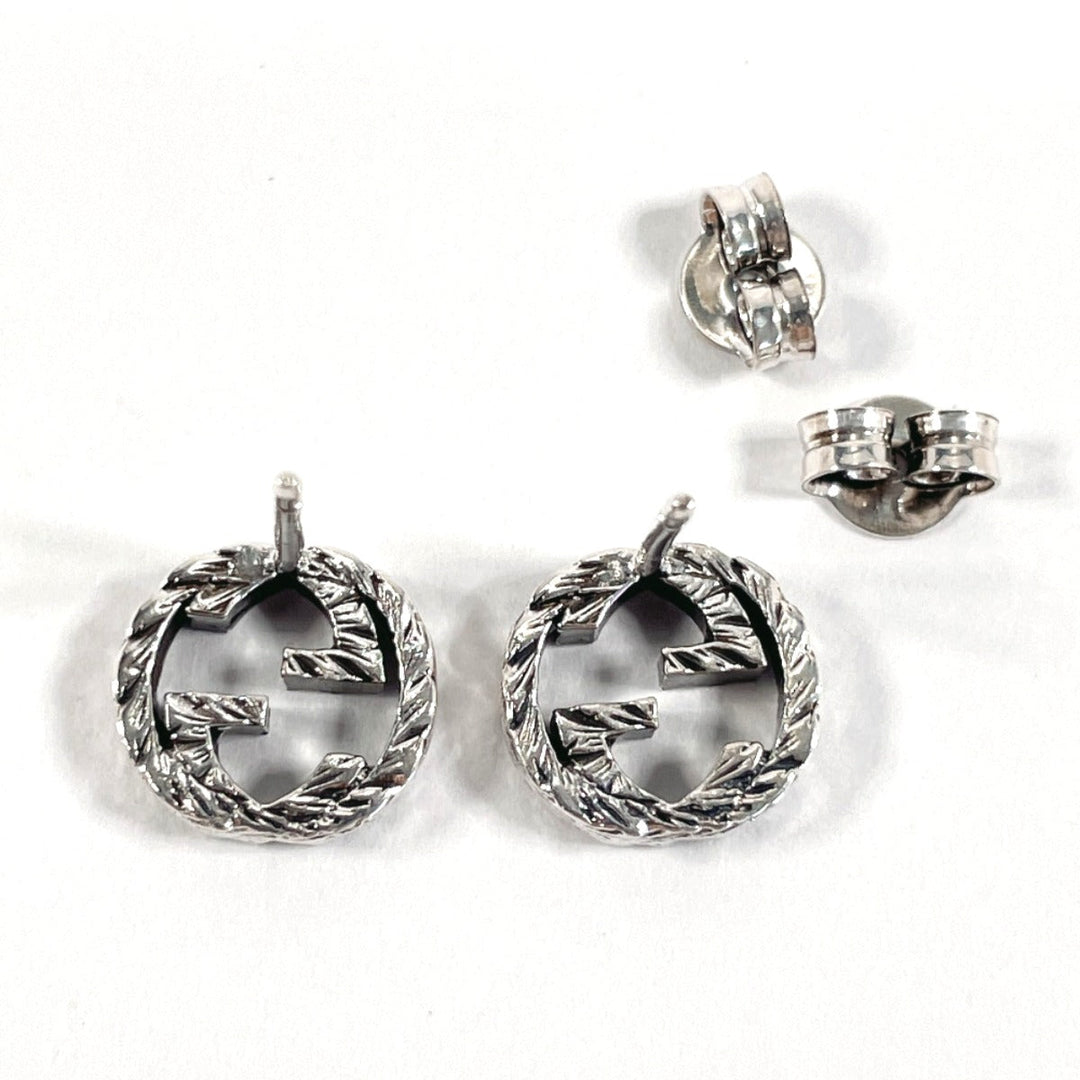 GUCCI Pierce 457109 J8400 0811 Silver925 Silver Interlocking G