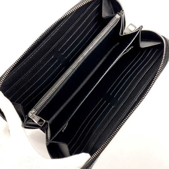 LOUIS VUITTON Long Wallet Purse M61698 Monogram Eclipse black Zippy XL mens Used Authentic