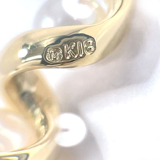 MIKIMOTO Necklace K18 Yellow Gold, Akoya Pearl gold