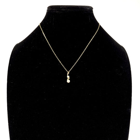 MIKIMOTO Necklace K18 Yellow Gold, Akoya Pearl gold