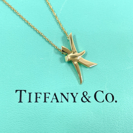 TIFFANY&Co. Necklace K18 yellow gold gold Paloma Picasso Pisces