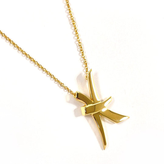 TIFFANY&Co. Necklace K18 yellow gold gold Paloma Picasso Pisces