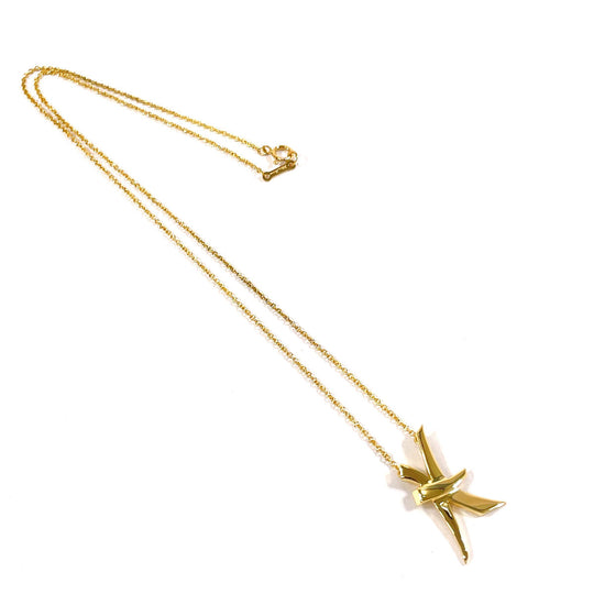 TIFFANY&Co. Necklace K18 yellow gold gold Paloma Picasso Pisces