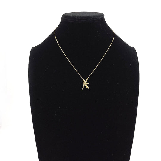 TIFFANY&Co. Necklace K18 yellow gold gold Paloma Picasso Pisces
