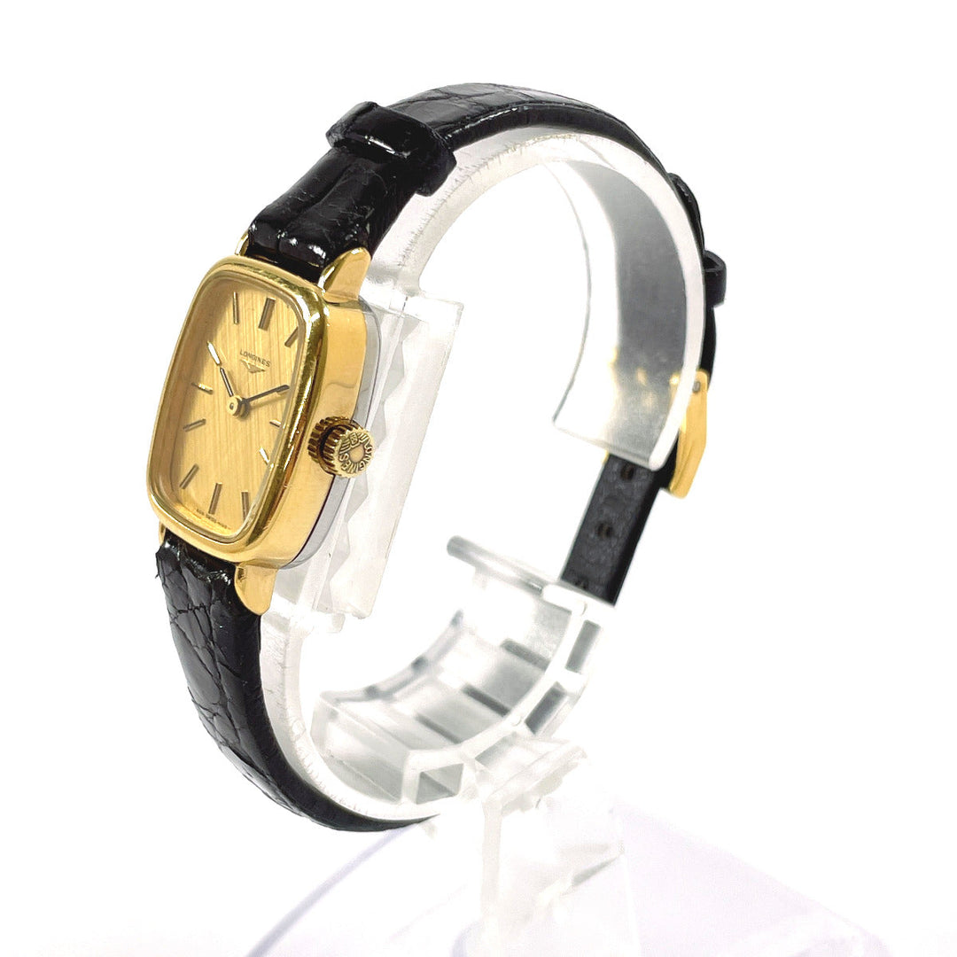 LONGINES Watches Hand Winding Stainless Steel , Leather gold gold dial