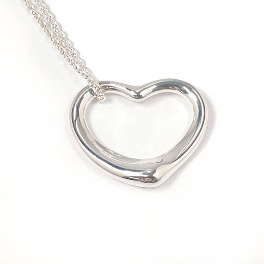 TIFFANY&Co. Necklace Silver925 Silver El Saperetti Open heart Women Used Authentic